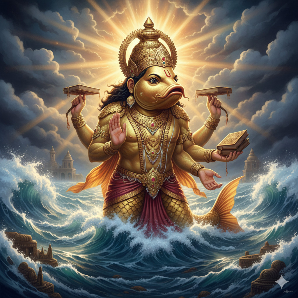 Matsya Avatar of Lord Vishnu